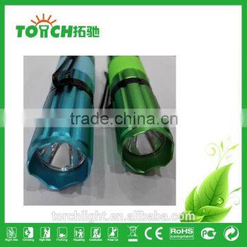 1.5v AA Battery Led Lamp Super Bight Portable Flashlight With Clip photo-4