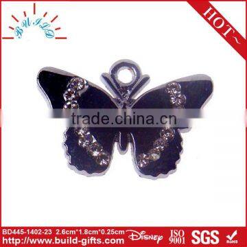 Butterfly shape pendant rhinestone pendant