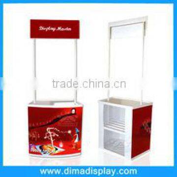 advertising counter, counter table, portable booth