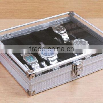 fashion aluminum and acrylic material case type 10 watch box organizer ZYD-BX92713