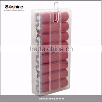 plastic battery case for 8pcs 18650 batteries