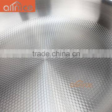 Allnice Good Quality Honeycomb Design Single Handle Stainless Steel Nonstick Pan/skilletwith Lid for Kitchen photo-3