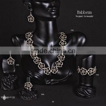 Ring Earring Bracelet Necklace Authentic Turkish Ottoman Ethnic Style Jewelry Set Made in Turkey photo-4