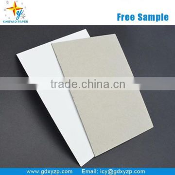 250gsm 300gsm 400gsm Duplex Paper Board Grey Back in Roll or Sheets