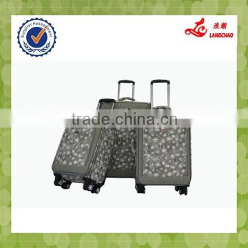 promotion hot selling four wheels suitcases travel