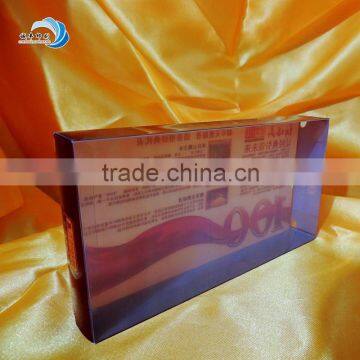 transparent plastic box packing