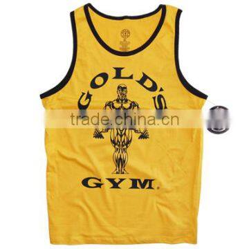 Gold Gym Muscle Joe Athlete Tank Yellow