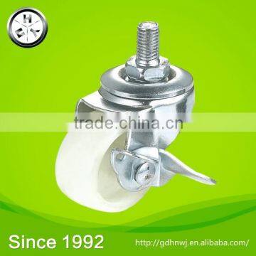 Thread Stem Industrial PP Racks Caster Wheels With Brake(IC18A)