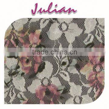 100gsm wintersweet jacquard mesh colorful julian lycra fabric