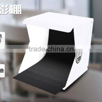 wholesale Portable personal photography studio Mini foldable softbox with USB LED light high Lighting