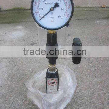 Diesel injector nozzle tester, transpartent plastic fuel tank 1L