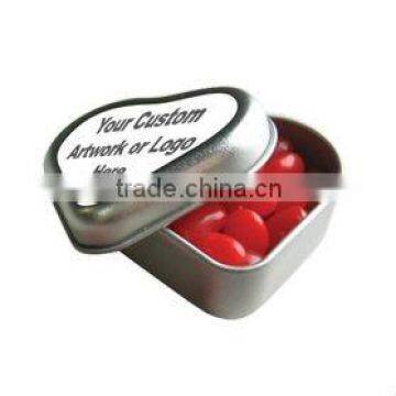 heart shaped candy tin