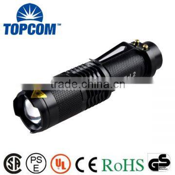 TP - 68L 18650 Rechargeable Battery Powered High Powerful Zoom MINI LED Flashlight