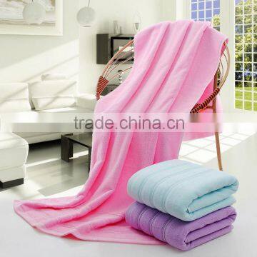 100% cotton thicken bath towel for factory price