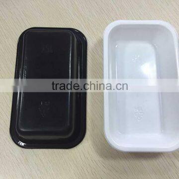 Airline CPET tray food container/FOOD GRADE microwave oven heating plastic tray