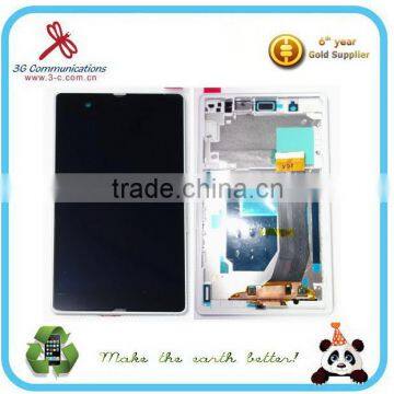 lcd display touch screen for sony z c6603 c6602 with frame ,lcd with digitizer for sony z c6602 c6603 with frame