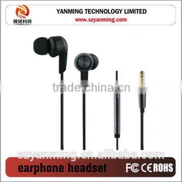 best fashion metal earphone with mic for smart mobile phone