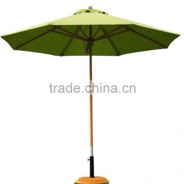 outdoor wooden umbrella