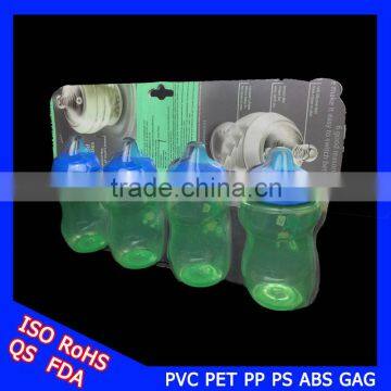 2016 new manufacturer PS PET PVC flocking pp plastic milk bottle