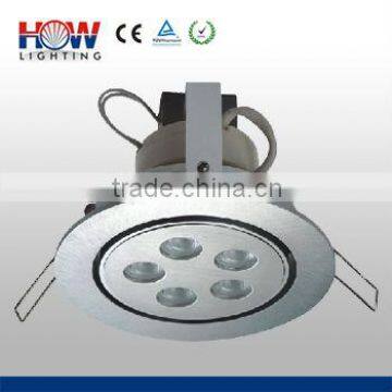2013 new High Quality 5W LED Downlight Housing with 5pcs Cree XR Chips