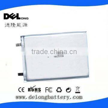 3.7v 6000mah 40106130 rechargeable battery