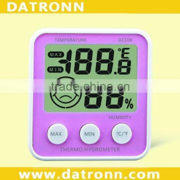 cute and colorful Digital temperature and humidity meter DC108