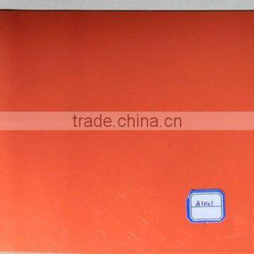 orange high gloss solid color pvc sheet