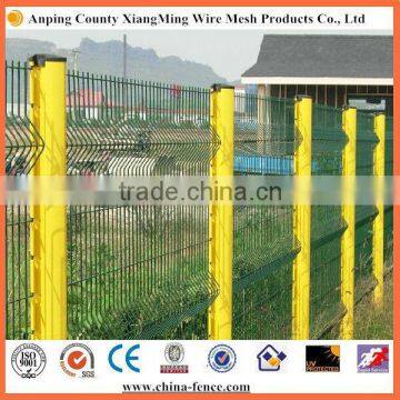 pvc coated diamond shape wire mesh fence