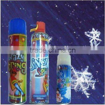 snow spray for party items