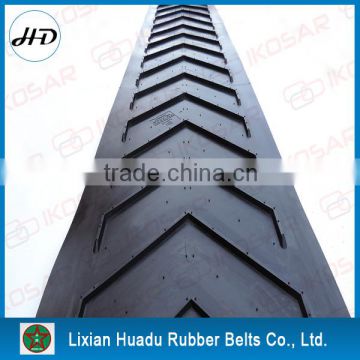 rubber belt with chevron pattern moudle