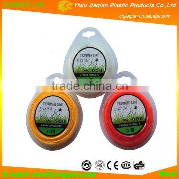 2.4 X15M New Style Mowing Line / Nylon Monofilament Trimmer Line For Grass Cutter