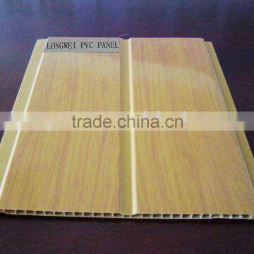 wooden pattern,interior decoration,pvc ceiling plastic panel,middle groove