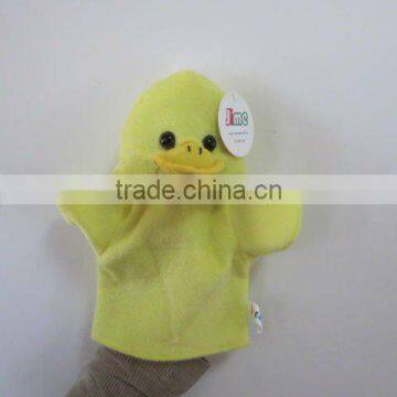 JM8762 Cheap Plush Hand Puppet with Duck Shape