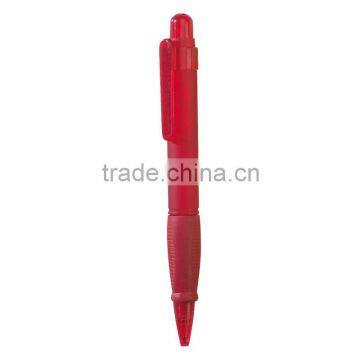 Plastic Tri-Grip Pen-Red