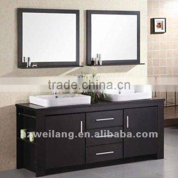 soild wood modern floor standing bathroom vanity