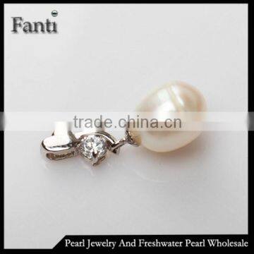 Natural pearls pearl jewelry silver pendant design in bulk