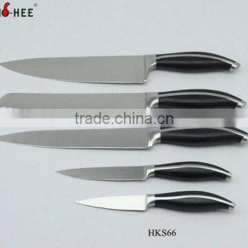 Black Handle Stainless Steel Cutlery Knife