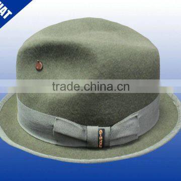 Promotional wholesale wool hats with wool fedora hats