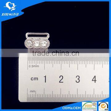 Zinc Alloy Bra Adjuster Buckle With Rhinestones 12mm photo-3