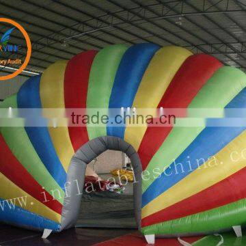 New Design PVC Inflatable Shell Stage Tent for Sale