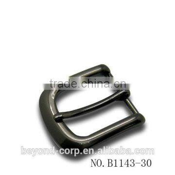 High-class fashion type men 30mm gun metal plated buckle