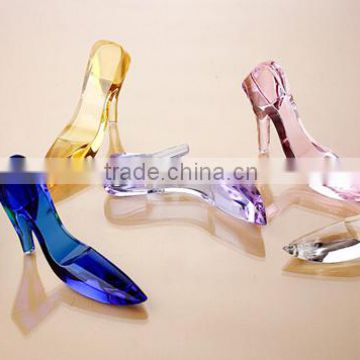 2015 high quality crystal high heel shoes for ladies gift