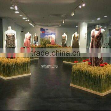 Shop Exterior Decoration Artificial Plants Visual Merchandising Display Decoration