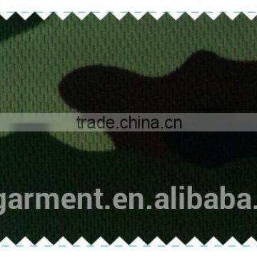 100%Polyester Birds Eye Mesh Camo Print