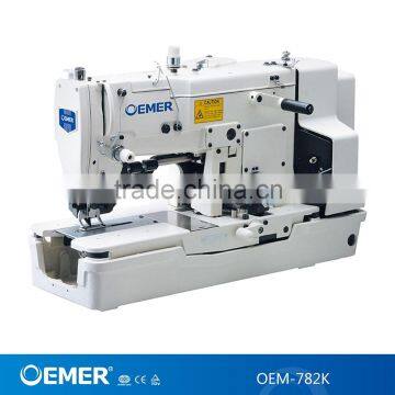OEM-782K High Speed Straight Button Holing Industrial Sewing Machine(in Various Knit Fabric Clothing)