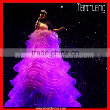 RF Remote Control Stilt Walker LED Light Dance Dresses