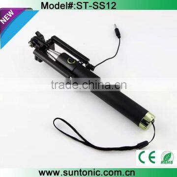 Suntonic Selfie stick,Battery Free Selfie Stick Extendable Cable Control (No Battery No Bluetooth)