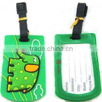 Cartoon PVC luggage tag