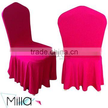 Wholesale hotel wedding lycra cheap spandex chair cover factory