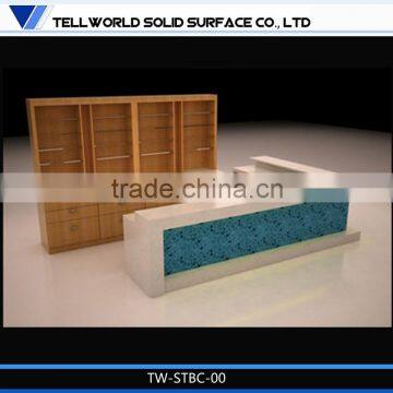 OEM/ODM certified manufacture/ artificial stone surface bar and lounge furniture/bar counter